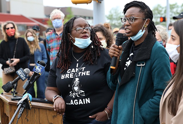 "The anger and the pain at the root of Saturday's events is real," said Stanley Martin, an organizer of  the May 30 Black Lives Matter protest. - PHOTO BY MAX SCHULTE