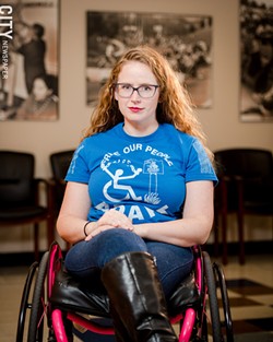 Stephanie Woodward, the former director of advocacy for the Center for Disability Rights. - FILE PHOTO