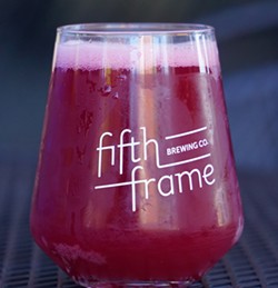 One of Fifth Frame's fruited sours Rural Minutes. - PHOTO BY GINO FANELLI