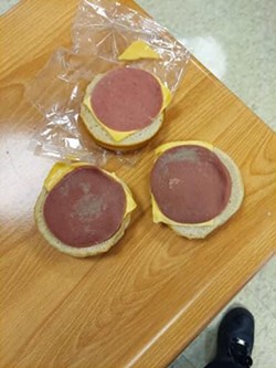 Pictures of sandwiches served as part of Rochester City School District lunches on Monday and Tuesday. - PHOTO PROVIDED