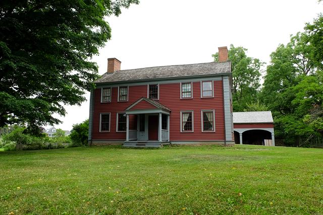 The Stone-Tolan house in Brighton was built in two phases. The rear portion was built in 1792 and the front farmhouse in 1805. - PHOTO BY JEREMY MOULE