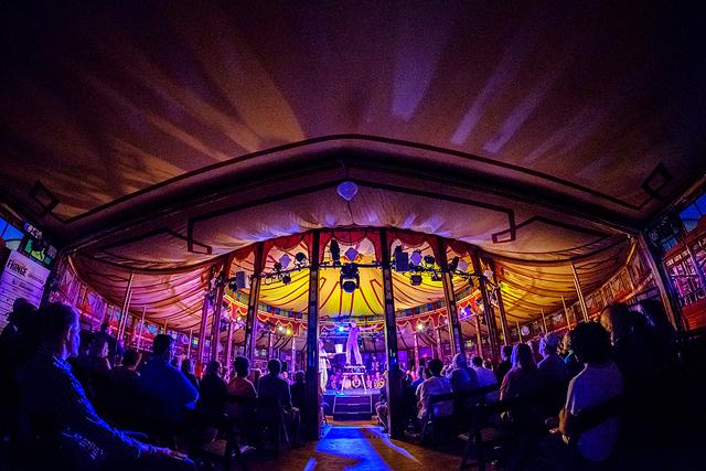 The Rochester Fringe Festival's Spiegeltent. - PHOTO BY ERICH CAMPING