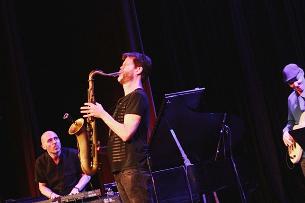 Donny McCaslin played Xerox Auditorium on Saturday night at the XRIJF. - PHOTO BY KEVIN FULLER