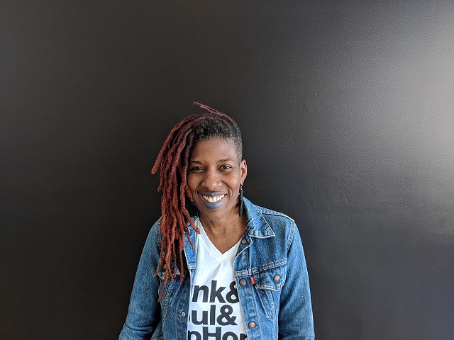 Reenah Oshun Golden has opened The Avenue Blackbox Theatre, a community venue on Joseph Avenue. "The patrons of the arts in Rochester don't necessarily reflect all of what Rochester's population is," she says. "Mostly that's because people get priced out at the door." - PHOTO BY KURT INDOVINA