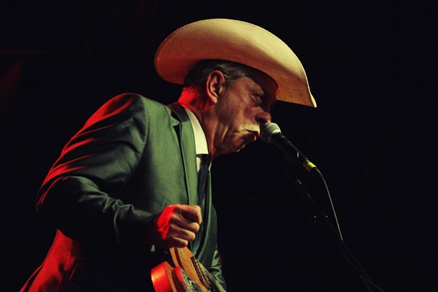 Junior Brown at the Anthology stage. - PHOTO BY FRANK DE BLASE