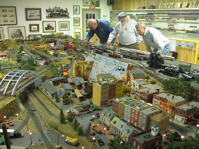 A huge model railroad at the transportation museum