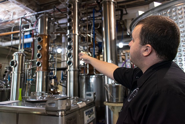 Black Button, which turns 10 in June, is the first major distillery to operate in Rochester since Prohibition.