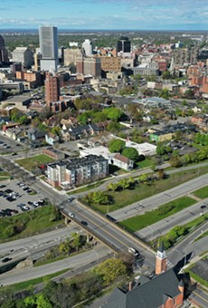 An aerial view of the Inner Loop north.