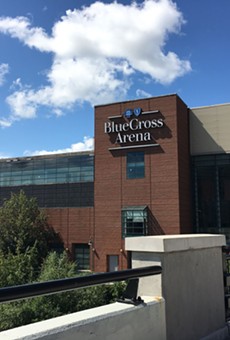 The Blue Cross Arena is the home rink for the Rochester Americans.
